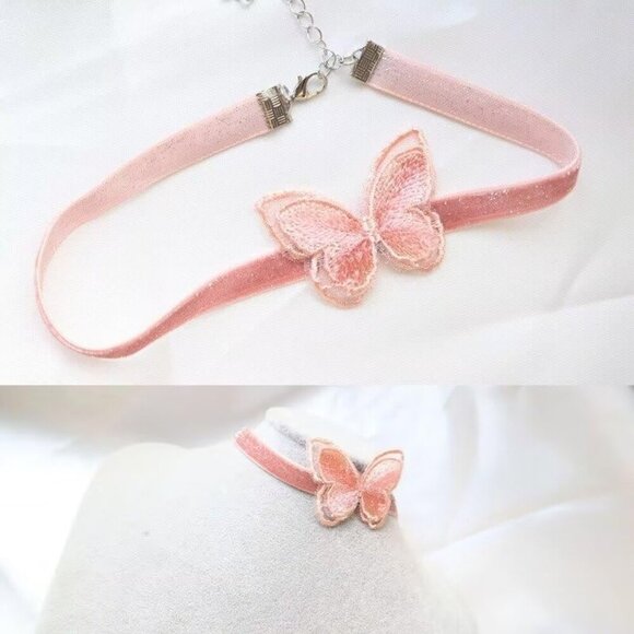 Adjustable Pink Choker Necklace Set - 7 Stylish Designs for Every Occasion main image 7